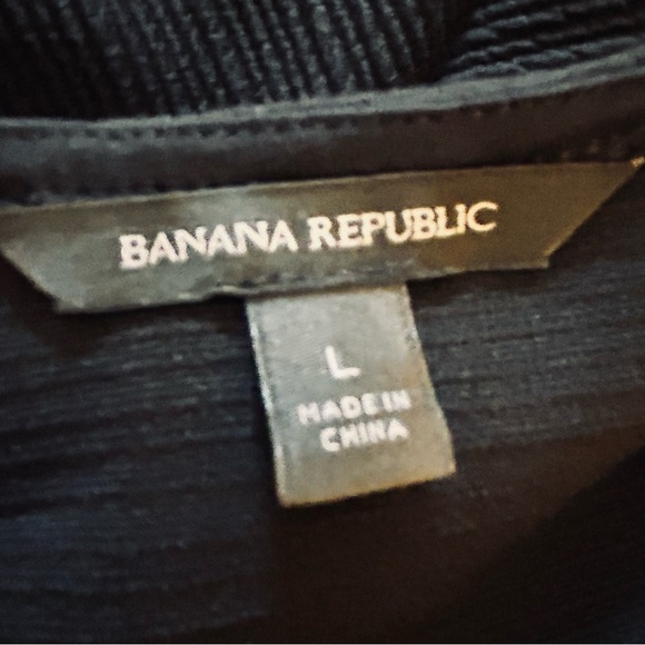 Banana Republic black with pearls silver jewels back zipper tank Size L - Picture 6 of 10